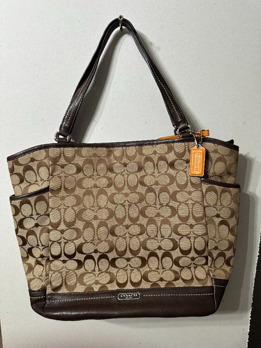 Coach Park Signature Carryall Tote